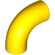 Lego trubička rohová, žlutá (6173898, 6253294)
